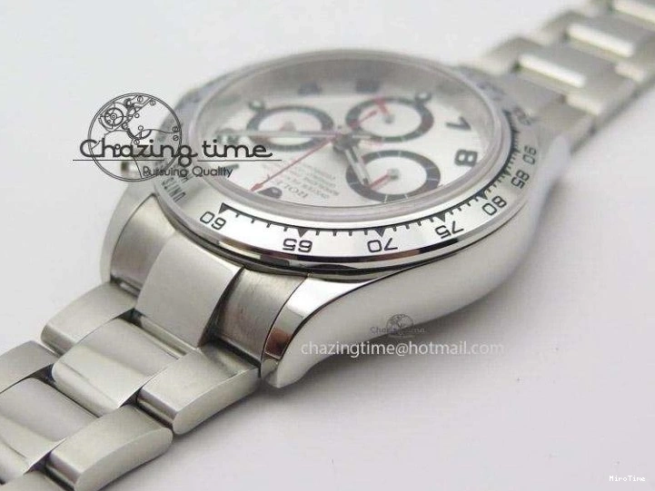 MiroTime 0420 Original Daytona 116509 JF Best Edition Silver Dial On SS Bracelet A 4022